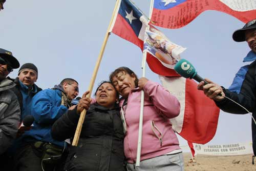 A way out, at last, for Chile's 33 trapped miners