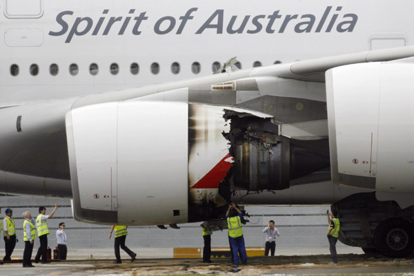 Qantas: 40 engines on A380s need to be replaced