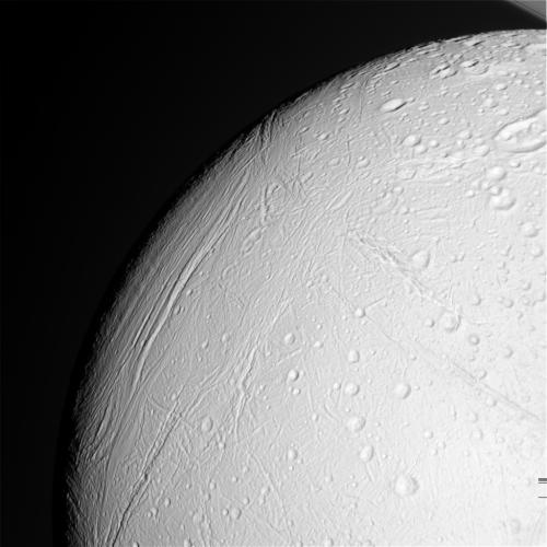 A close flyby of Saturn's mystery moon Enceladus