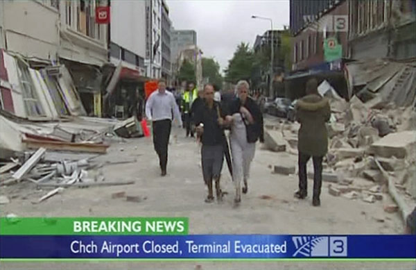 New Zealand PM says quake kills at least 65