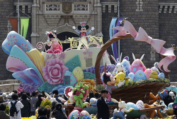 Japan steps ordinary life as Disneyland reopens