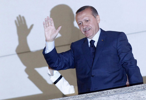 Turkey's ruling AKP wins elections for a third straight term