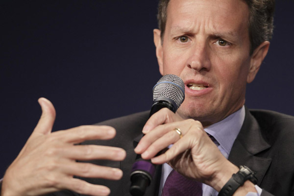 Geithner says he'll stay for 'foreseeable future'