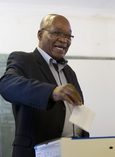 Man guilty of assault for spilling drink on Zuma