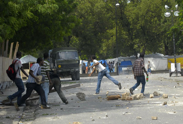 Police clash with anti-UN protesters in Haiti