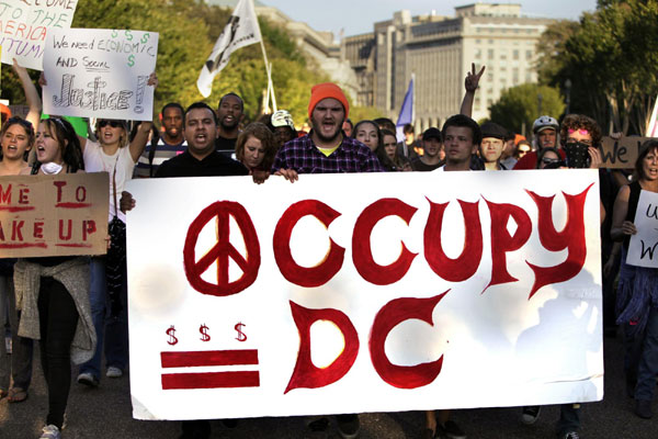 Police, protesters clash at US capital museum