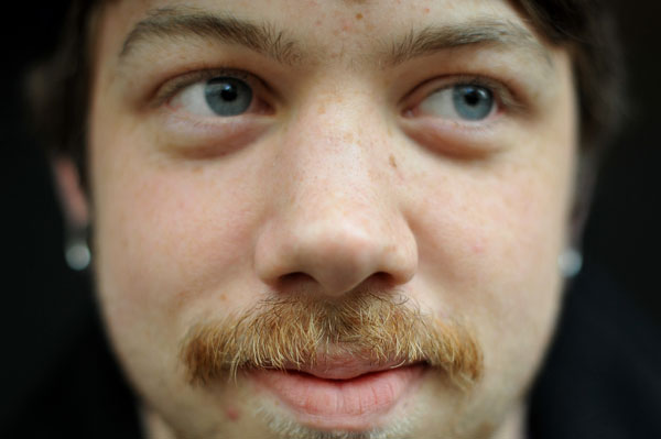 Men keep moustaches for charity