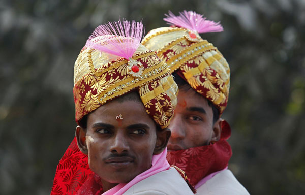 Mass marriage ceremony in India