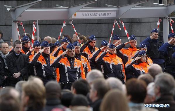 Belgians mourn for victims of Liege attack