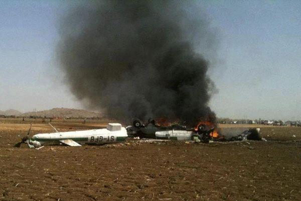 Helicopter crashes in Sudan