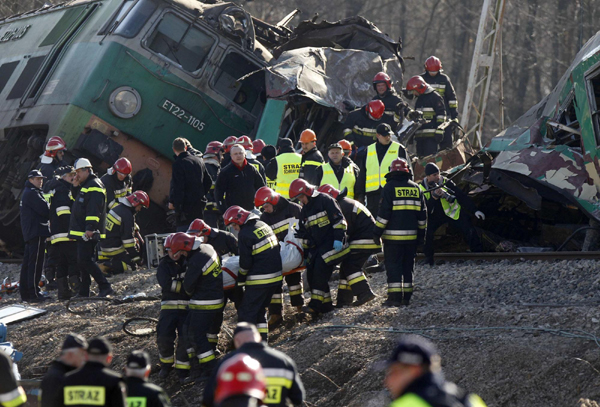 16 killed, 54 injured in Polish trains crash