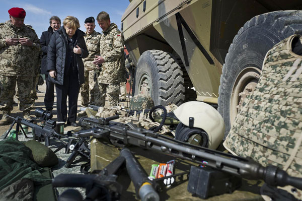 Merkel makes surprise trip to Afghanistan