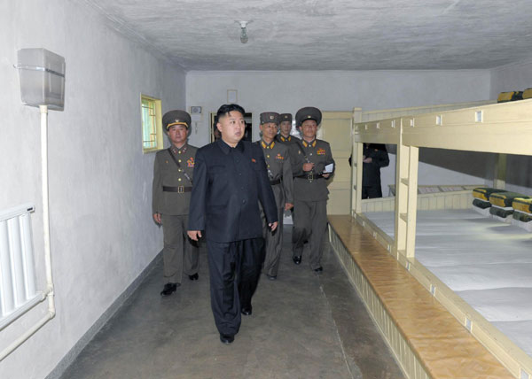 DPRK's Kim inspects Korean People's Army unit
