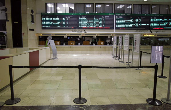 Spanish rail workers go on strike