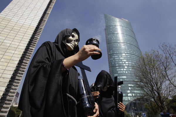 The Day of the Dead celebrated in Mexico