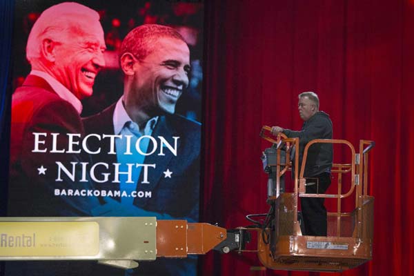 US election day voting in full swing