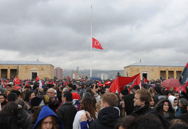 Turkey's founder remembered in Ankara