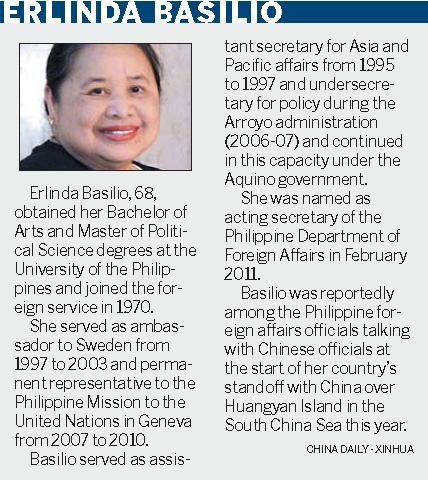 Philippines names new envoy to China