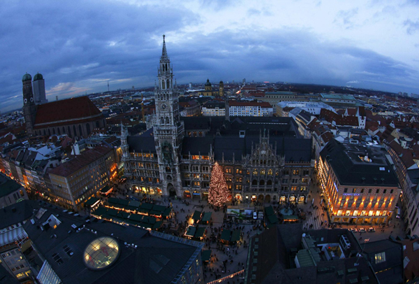 Munich faces warmest Christmas Eve