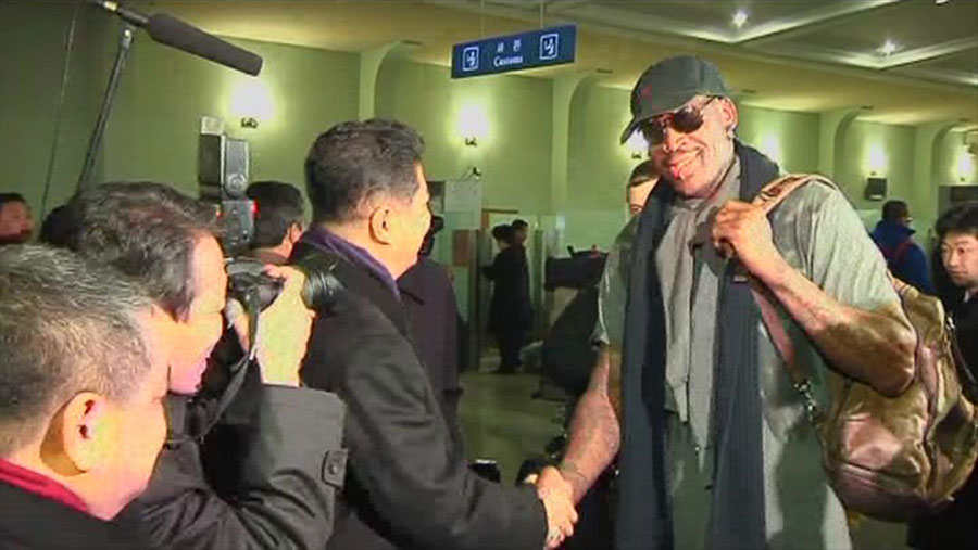 NBA delegation lands in Pyongyang for visit