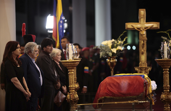 33 heads of state to attend Chavez's funeral