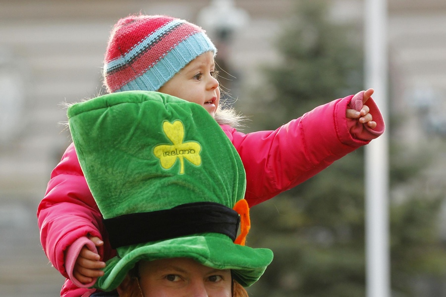 Going green for St. Patrick's Day