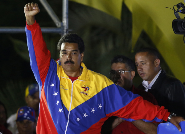 Maduro wins Venezuela's election