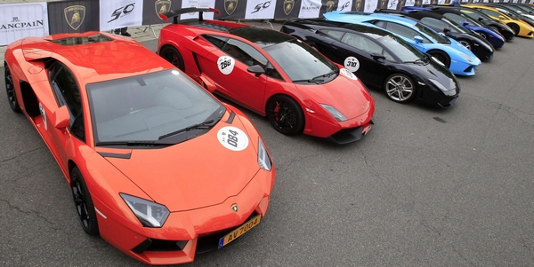 Lamborghini marks 50th anniversary in Milan