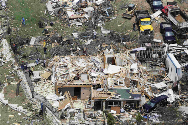 Tornados tear through Texas towns