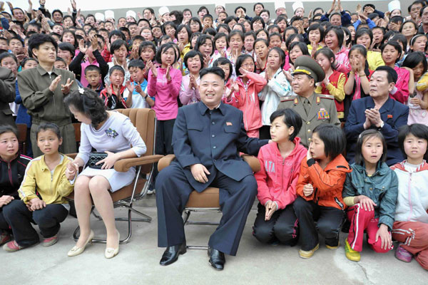 DPRK's Kim Jong-un visits children's camp