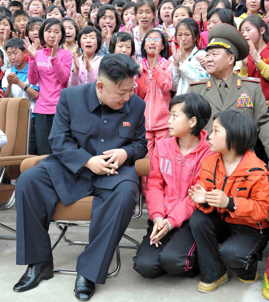 DPRK's Kim Jong-un visits children's camp