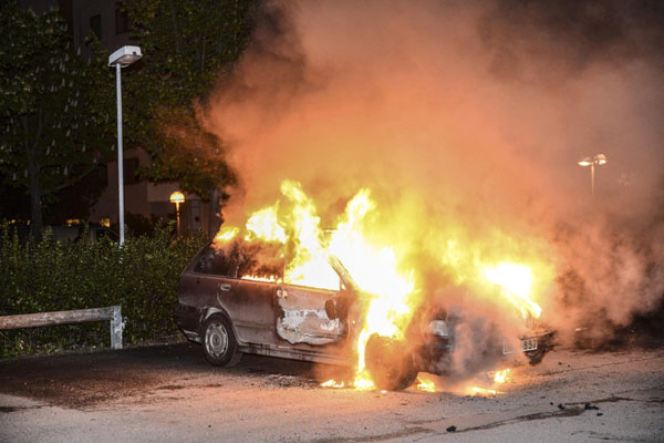 Riots in Stockholm continue