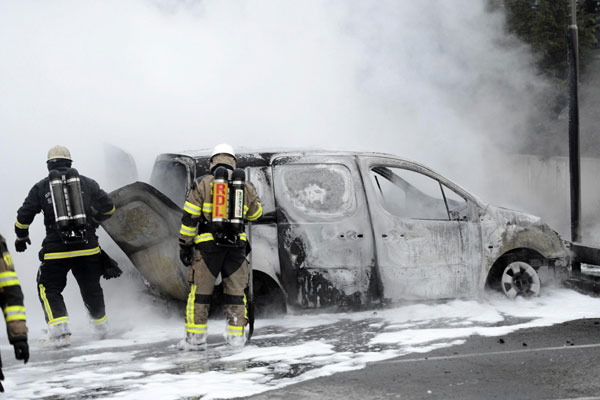 Riots in Stockholm continue