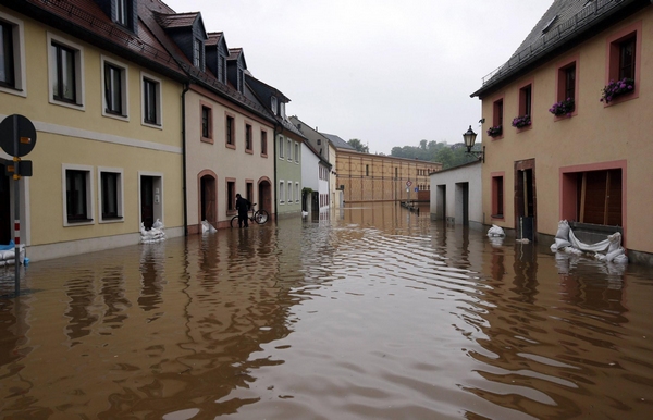 Floods strike Europe