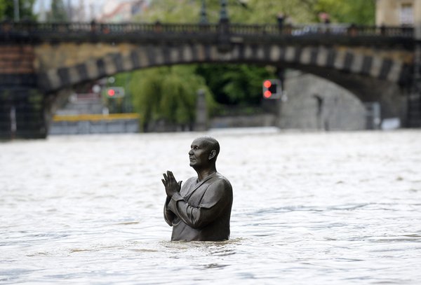 Floods strike Europe
