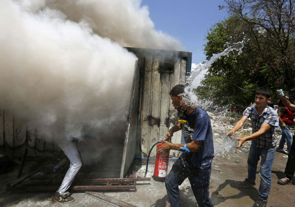 Turkish deputy PM seeks to calm protests