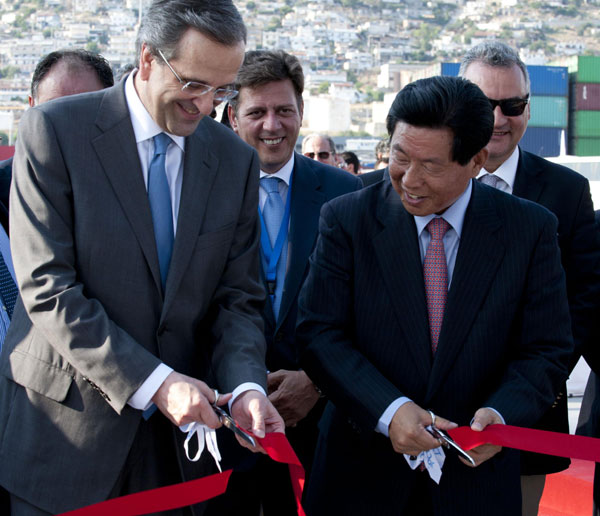 Greek PM inaugurates COSCO-run port facilities