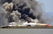 Air crash in San Francisco