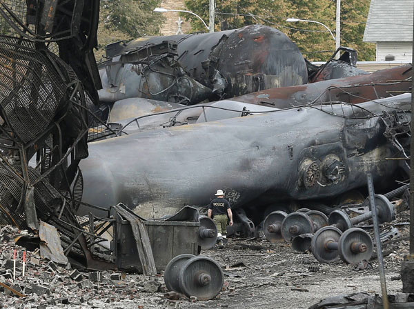 Dozens feared dead in Quebec derailment