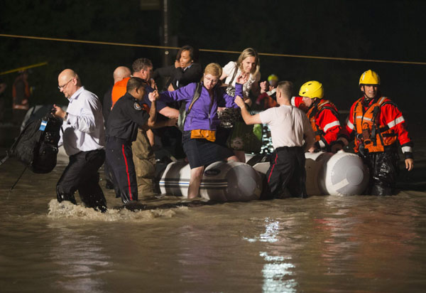 Heavy rainstorm hit Toronto