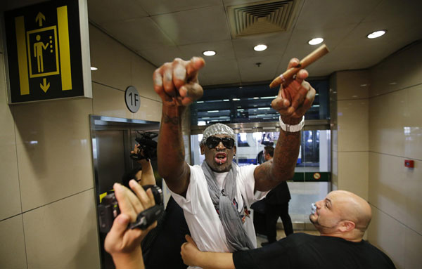 Rodman back from DPRK without jailed American