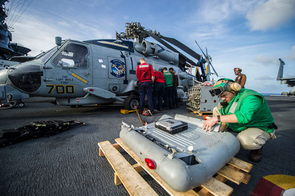 US carrier starts Philippine storm relief