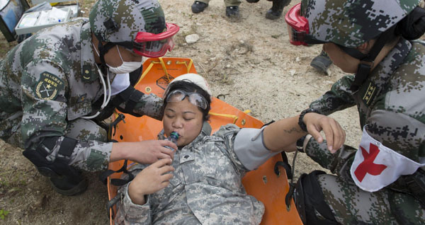 China, US armies end joint disaster exercise