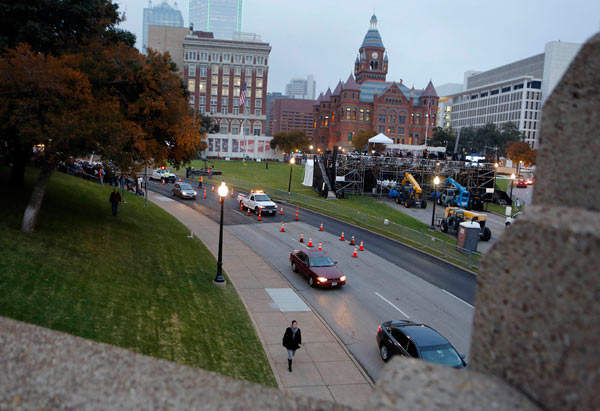 Dallas holds first memorial of JFK's death