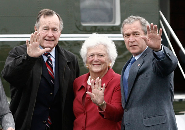 Barbara Bush in 'good spirits' in hospital