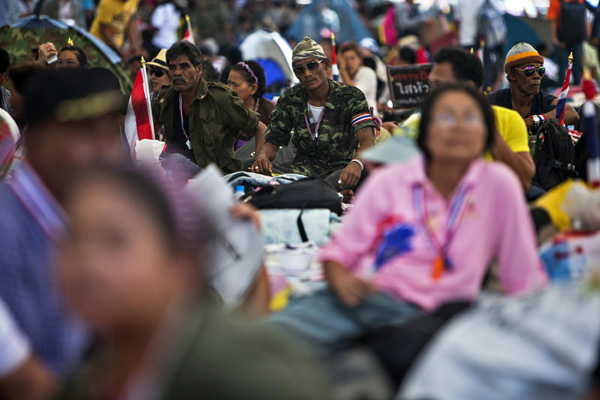 Seven injured in Thai protest shooting