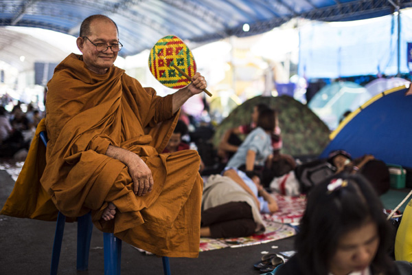 Seven injured in Thai protest shooting