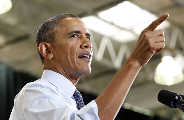 Obama pushes minimum wage hike