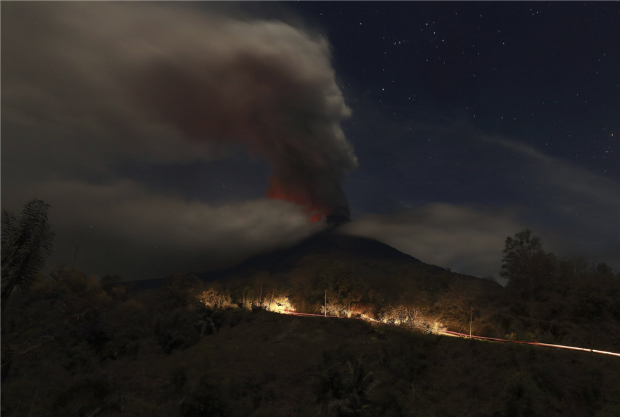 Volcano erupts again in Indonesia