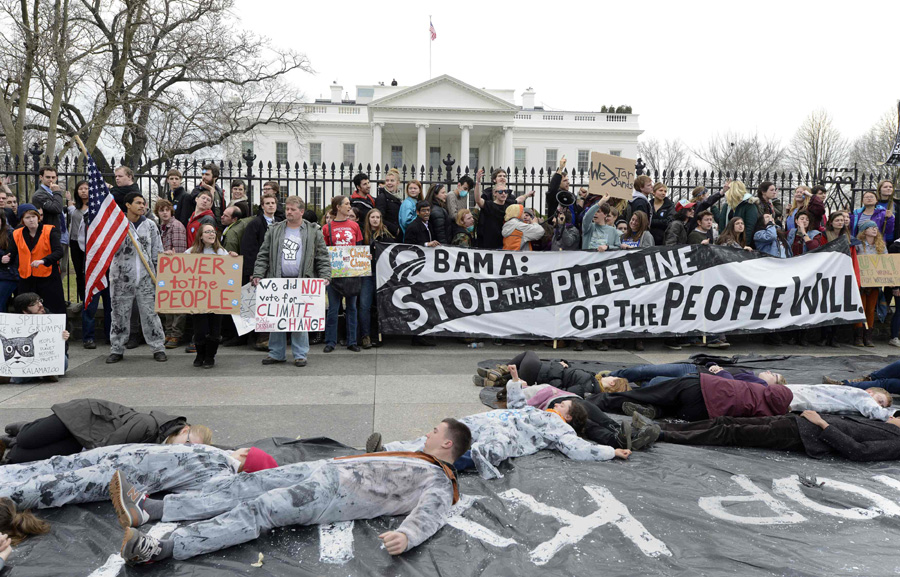 Hundreds of Keystone protesters arrested at White House